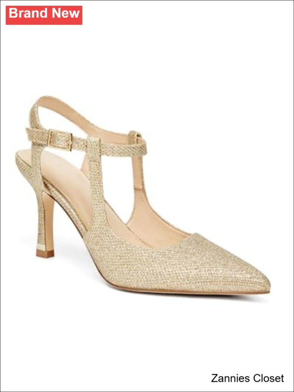 ✨ Pointed Toe Ankle Strap Stiletto Heels Patent Leather Pumps